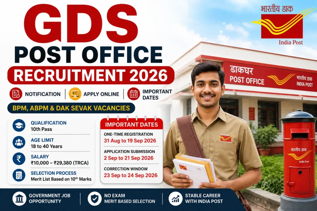 GDS Post Office Recruitment 2026