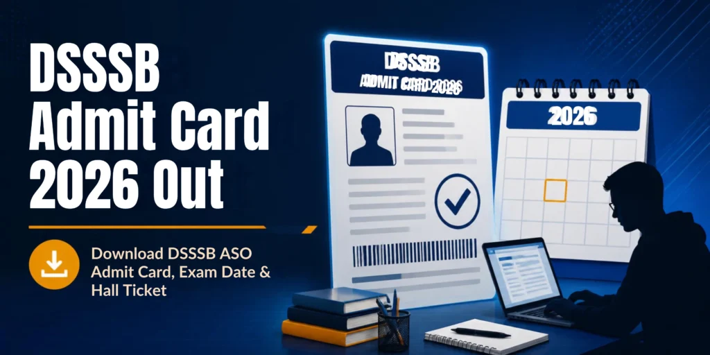 DSSSB ASO Admit Card 2026