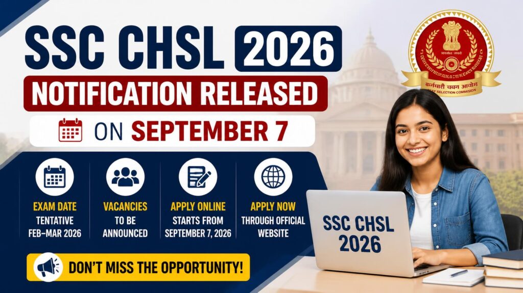 SSC CHSL 2026 Exam Form